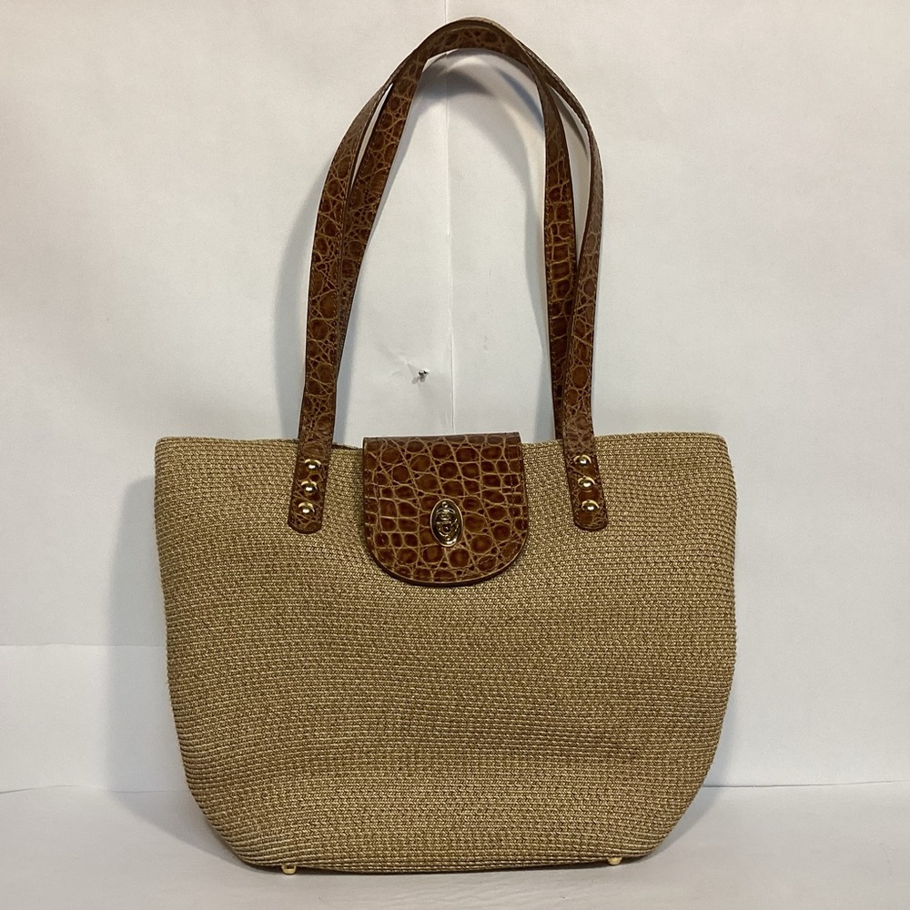 Eric Javits New York Straw Weave shoulder bag Hand Fished in USA